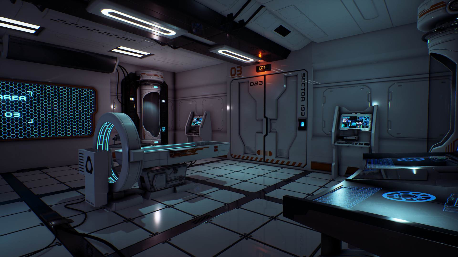 Sci fi комната