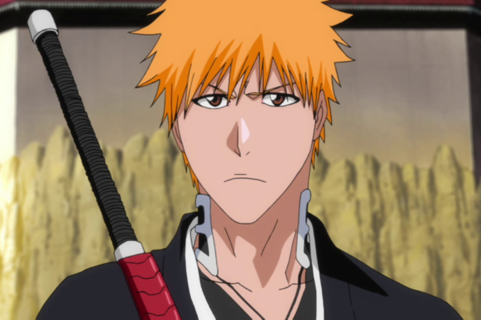 Ichigo with the reflection of his enemy in his bankai awesome