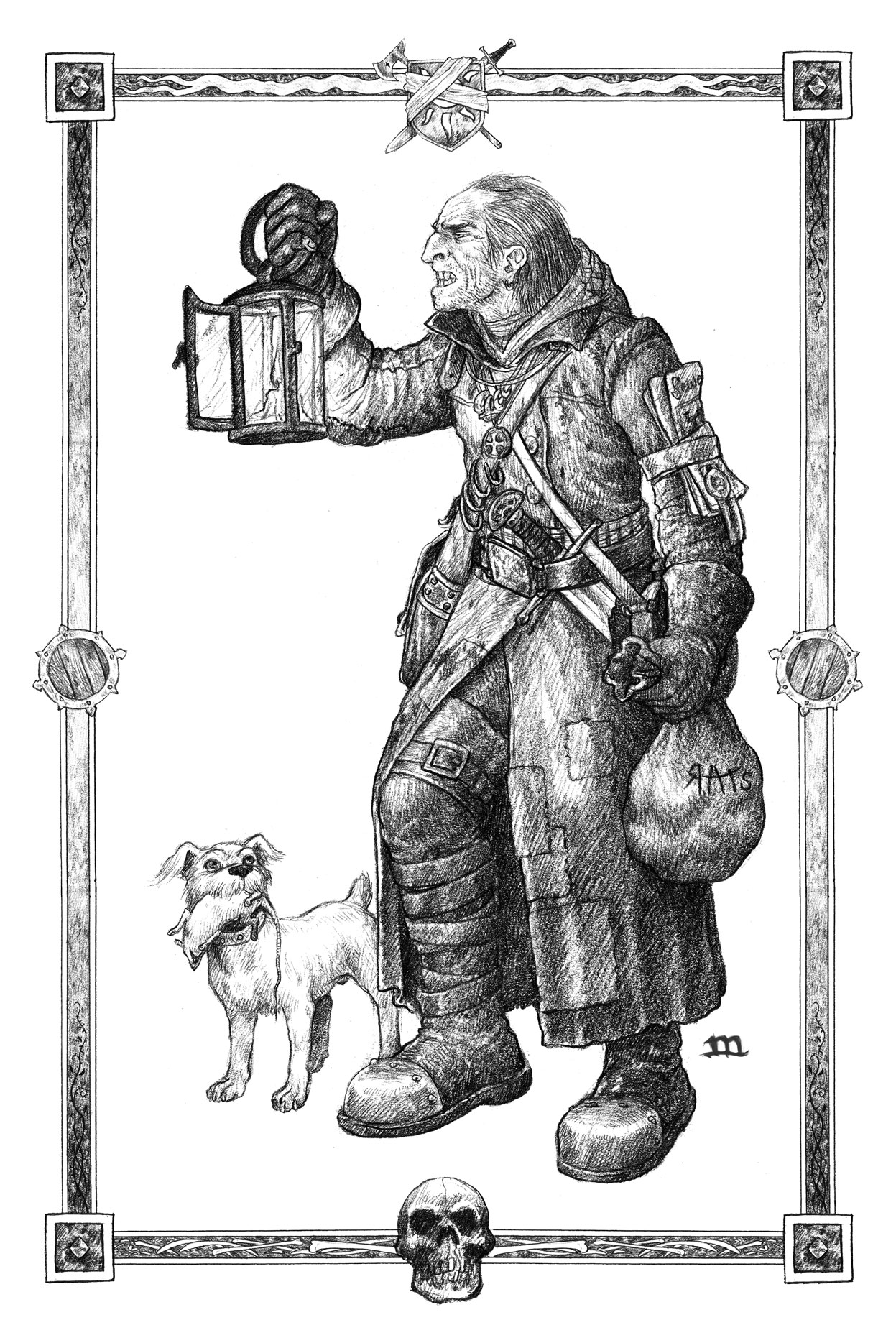 Warhammer Fantasy character concept- rat catcher by swiezezwloki