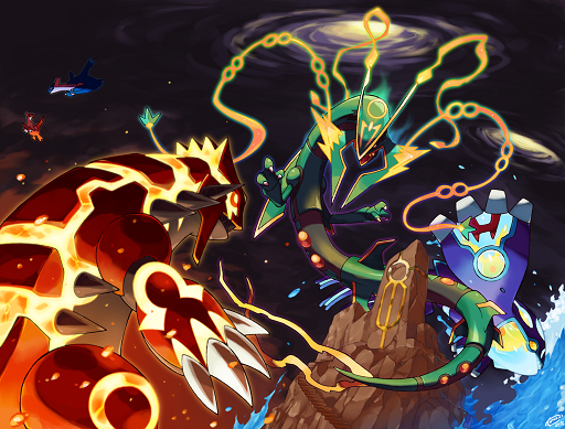 49+] Shiny Mega Rayquaza Wallpaper