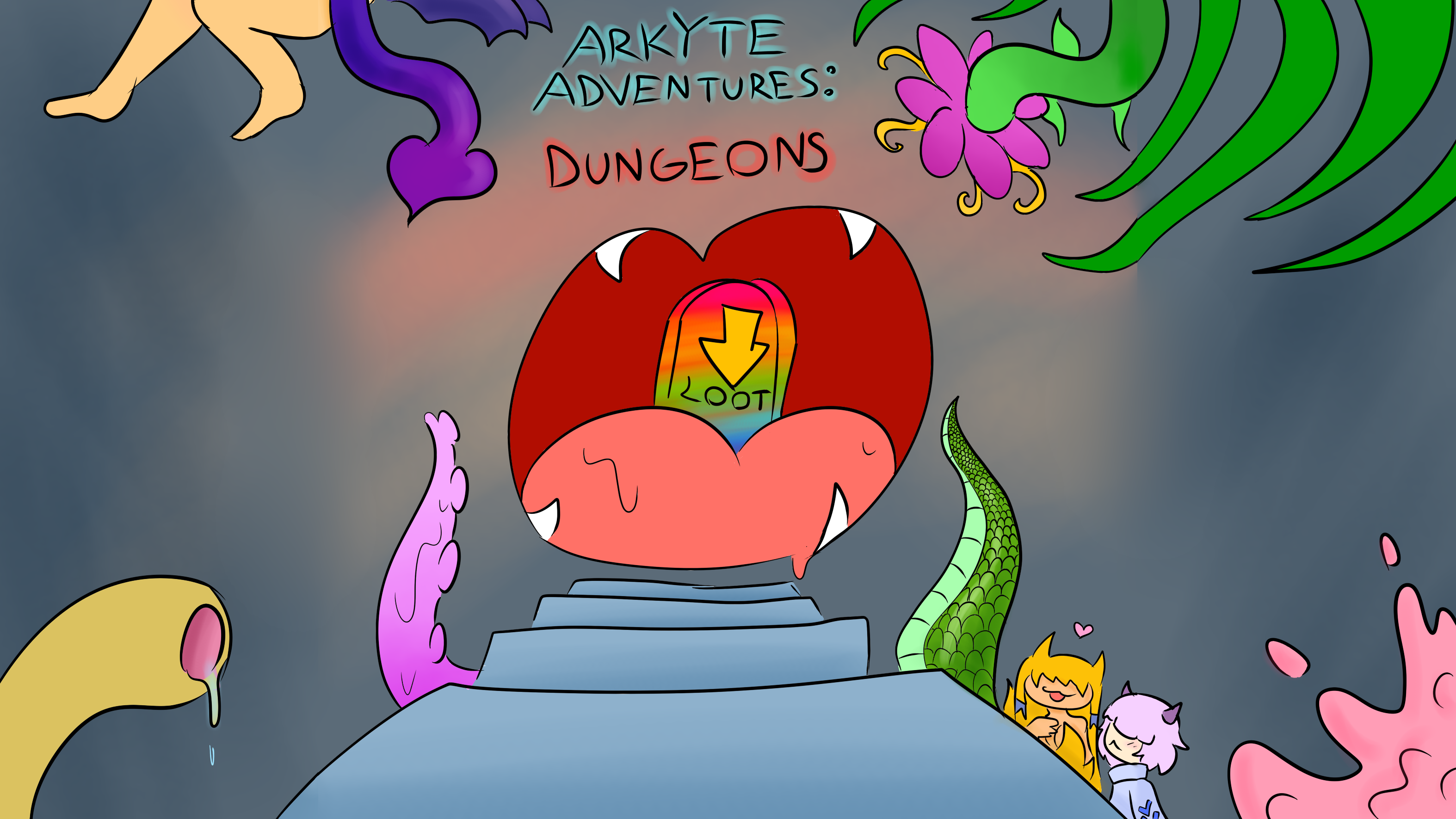 Chicks And Beasts Fantasy Porn - Arkyte Adventures: Dungeons and Hungry Monster Girls