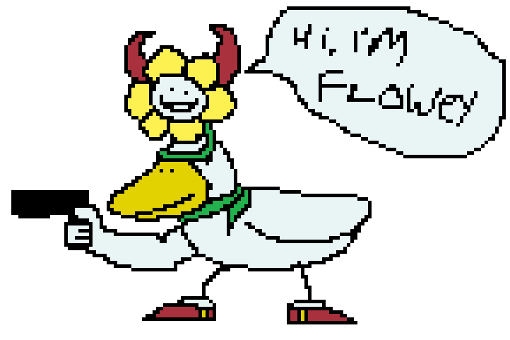 Undertale - Flowey good and evil - Undertale - Magnet