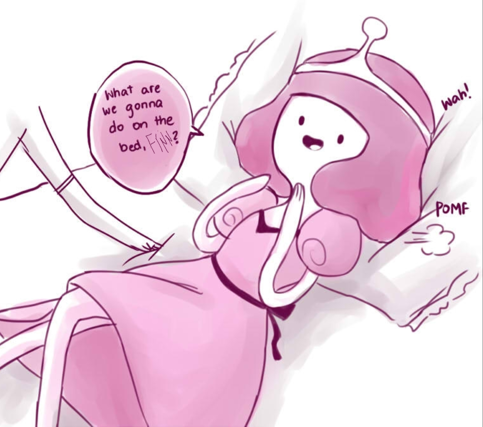 Finn And Princess Bubblegum In Bed