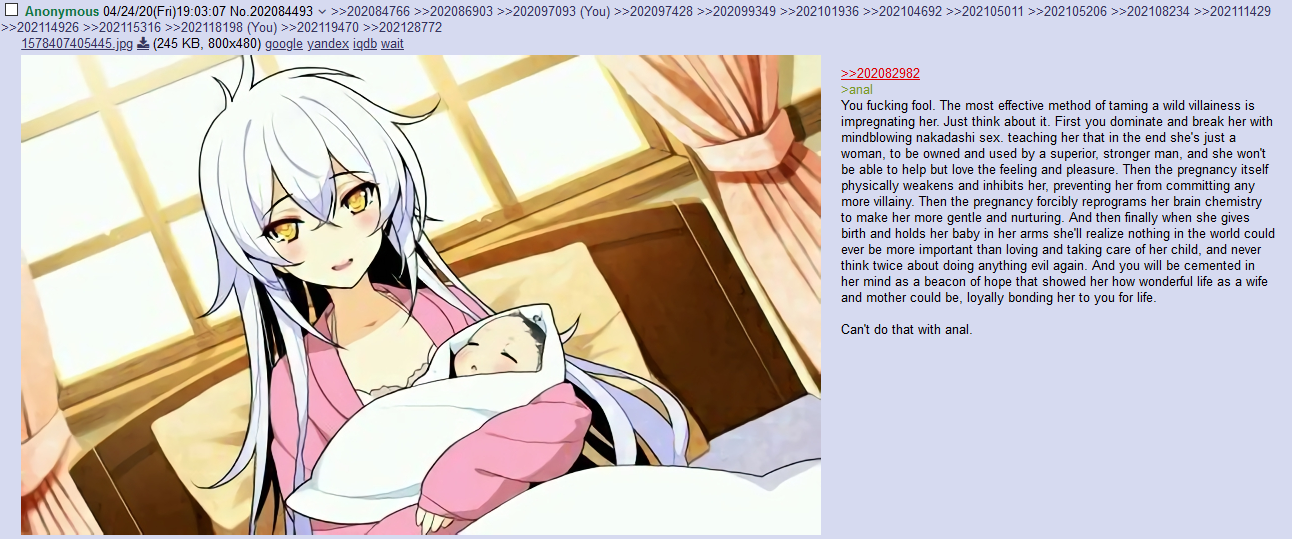 i went 2 4chan and all i saw was gross images, no anime discussion at all  this pic was 10000% correct :( : r/anime